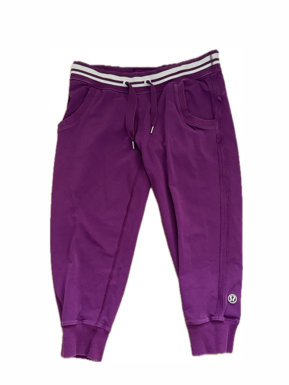 VINTAGE lululemon athletica Purple Striped Waist Jogger Pants